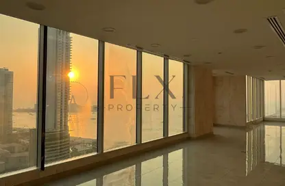 طابق كامل - 8 غرف نوم - 2 حمامات للايجار في برج الحبتور التجاري - دبي مارينا - دبي