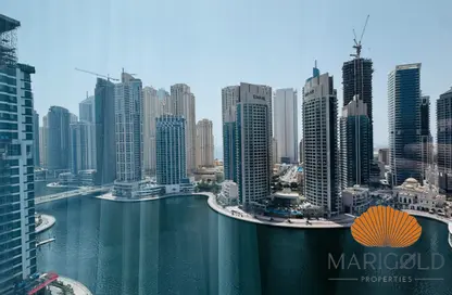 Apartment - 3 Bedrooms - 3 Bathrooms for sale in Time Place Tower - Dubai Marina - Dubai