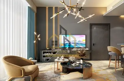 Living Room image for: Apartment - 2 Bedrooms - 3 Bathrooms for sale in MBL Residences - Jumeirah Lake Towers - Dubai, Image 1