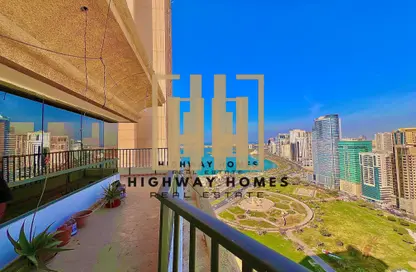 Apartment - 3 Bedrooms - 4 Bathrooms for rent in Al Majaz 2 - Al Majaz - Sharjah