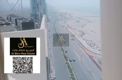 شقة - 2 غرف نوم - 3 حمامات للايجار في مساكن كورنيش عجمان - طريق كورنيش عجمان - عجمان