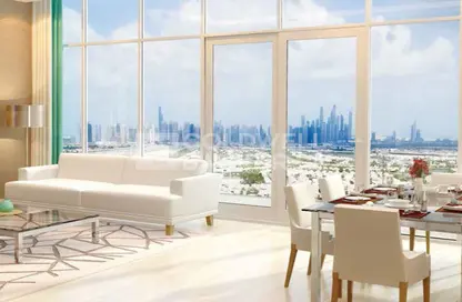 Living / Dining Room image for: Apartment - 1 Bedroom - 1 Bathroom for sale in Terhab Residences - Jumeirah Village Triangle - Dubai, Image 1