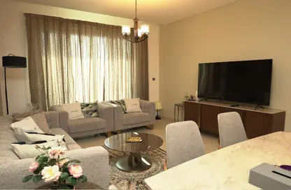 Living / Dining Room image for: Apartment - 2 Bedrooms - 2 Bathrooms for rent in Hartland Garden Apartments - Sobha Hartland - Mohammed Bin Rashid City - Dubai, Image 1