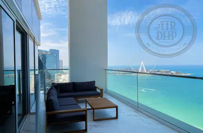 Apartment - 2 Bedrooms - 3 Bathrooms for rent in 1 JBR - Jumeirah Beach Residence - Dubai