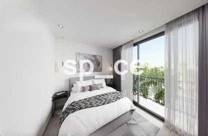 Room / Bedroom image for: Townhouse - 2 Bedrooms - 3 Bathrooms for sale in The Dahlias - Yas Acres - Yas Island - Abu Dhabi, Image 1