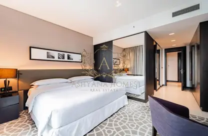 النزل و الشقق الفندقية - غرفة نوم - 2 حمامات للايجار في فندق شيراتون الكبير - شارع الشيخ زايد - دبي