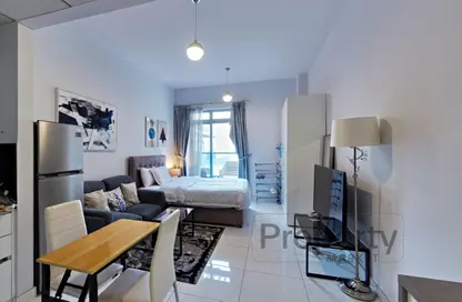 Apartment - Studio - 1 Bathroom for rent in Plazzo Heights - Jumeirah Village Circle - Dubai