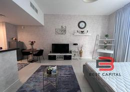 Living Room image for: Studio - 1 bathroom for sale in Dezire Residences - Jumeirah Village Circle - Dubai, Image 1