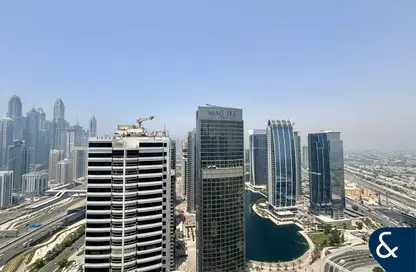شقة - غرفة نوم - 2 حمامات للايجار في بوابة دبي الجديدة 1 - (JLT) مجمع Q - أبراج بحيرة الجميرا - دبي