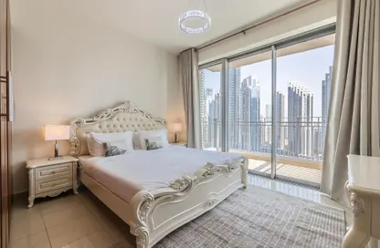 Room / Bedroom image for: Apartment - 3 Bedrooms - 3 Bathrooms for rent in Standpoint Tower 1 - Standpoint Towers - Downtown Dubai - Dubai, Image 1