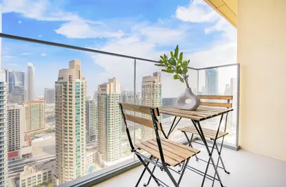 Balcony image for: Apartment - 1 Bedroom - 1 Bathroom for rent in Burj Royale - Downtown Dubai - Dubai, Image 1