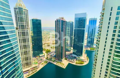 Apartment - 1 Bedroom - 2 Bathrooms for rent in Jumeirah Bay X1 - JLT Cluster X - Jumeirah Lake Towers - Dubai