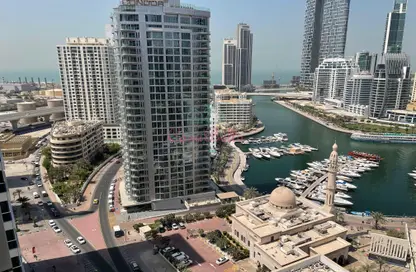شقة - غرفة نوم - 1 حمام للايجار في برج إسكان - دبي مارينا - دبي