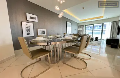 Living / Dining Room image for: Apartment - 3 Bedrooms - 2 Bathrooms for rent in Tower B - DAMAC Towers by Paramount - Business Bay - Dubai, Image 1