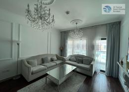 Living Room image for: Apartment - 1 bedroom - 2 bathrooms for rent in Time Place Tower - Dubai Marina - Dubai, Image 1