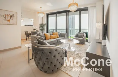 شقة - غرفة نوم - 2 حمامات للايجار في برج فيستا 2 - برج فيستا - دبي وسط المدينة - دبي