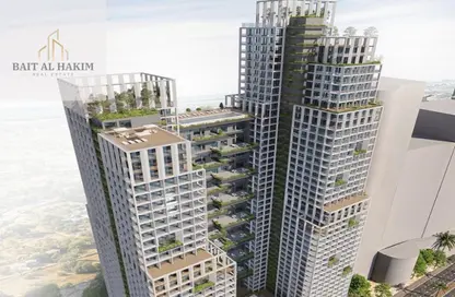 Apartment - 2 Bedrooms - 3 Bathrooms for sale in Corniche Tower - Ajman Corniche Road - Ajman