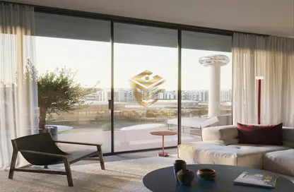 Living Room image for: Apartment - 2 Bedrooms - 3 Bathrooms for sale in Nasaq - Aljada - Sharjah, Image 1