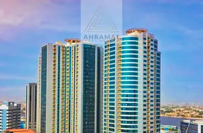 Apartment - 2 Bedrooms - 2 Bathrooms for sale in Orient Tower 2 - Orient Towers - Al Bustan - Ajman