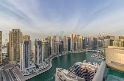 Apartment - 3 Bedrooms - 4 Bathrooms for rent in Zumurud Tower - Dubai Marina - Dubai