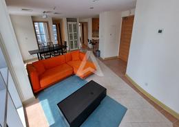 Living Room image for: Apartment - 3 bedrooms - 3 bathrooms for rent in Marina Terrace - Dubai Marina - Dubai, Image 1