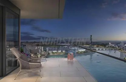 Terrace image for: Apartment - 3 Bedrooms - 4 Bathrooms for sale in Seapoint - EMAAR Beachfront - Dubai Harbour - Dubai, Image 1