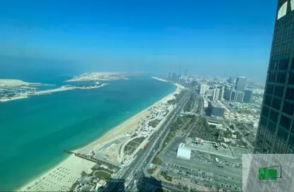 شقة - 2 غرف نوم - 3 حمامات للايجار في أبراج نيشن تاورز - شارع الكورنيش - أبوظبي
