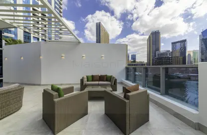Terrace image for: Villa - 3 Bedrooms - 5 Bathrooms for rent in Bay Central - Dubai Marina - Dubai, Image 1