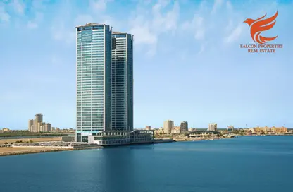 Water View image for: Apartment - 2 Bedrooms - 2 Bathrooms for rent in Julphar Residential Tower - Julphar Towers - Al Nakheel - Ras Al Khaimah, Image 1