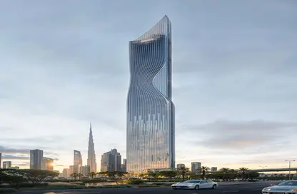 Apartment - 1 Bedroom - 2 Bathrooms for sale in Tiger Sky Tower - Business Bay - Dubai