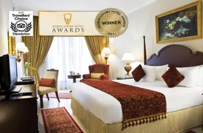 صورة لـ غرفة- غرفة النوم النزل و الشقق الفندقية - 2 غرف نوم - 2 حمامات للايجار في مدينة دبي الإعلامية - دبي ، صورة رقم 1