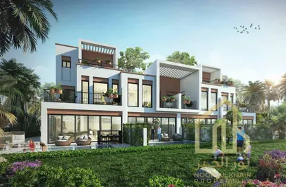 Townhouse - 4 Bedrooms - 4 Bathrooms for sale in Costa Brava at DAMAC Lagoons - Damac Lagoons - Dubai