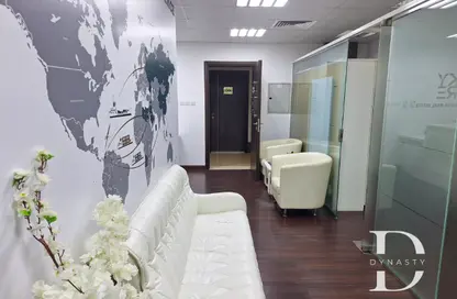 مكتب - استوديو - 1 حمام للايجار في برج كلوفر - الخليج التجاري - دبي