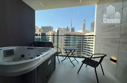 Apartment - Studio - 1 Bathroom for rent in Trillionaire Residences - Business Bay - Dubai