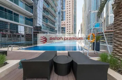 Apartment - 1 Bedroom - 2 Bathrooms for rent in Damac Heights - Dubai Marina - Dubai