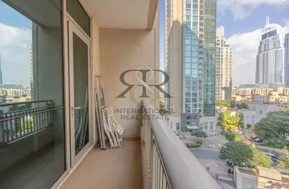 Balcony image for: Apartment - 1 Bathroom for rent in Boulevard Central Tower 2 - Boulevard Central Towers - Downtown Dubai - Dubai, Image 1