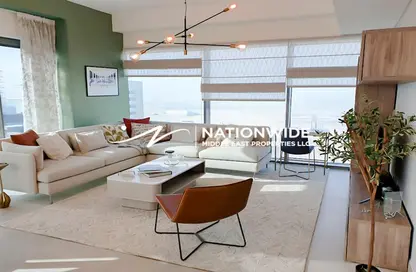 Living Room image for: Apartment - 3 Bedrooms - 3 Bathrooms for sale in Park View - Saadiyat Island - Abu Dhabi, Image 1