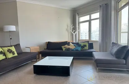Apartment - 3 Bedrooms - 4 Bathrooms for rent in Al Das - Shoreline Apartments - Palm Jumeirah - Dubai