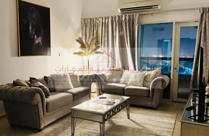 Apartment - 3 Bedrooms - 2 Bathrooms for rent in Beach Tower 1 - Al Khan Lagoon - Al Khan - Sharjah
