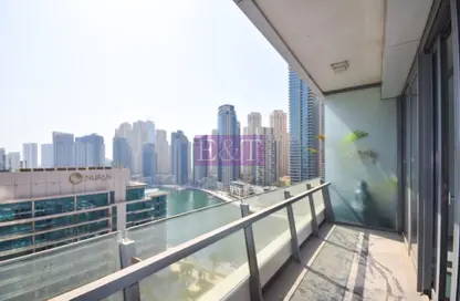 Balcony image for: Apartment - 1 Bedroom - 2 Bathrooms for sale in Silverene Tower A - Silverene - Dubai Marina - Dubai, Image 1