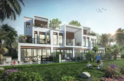 Townhouse - 4 Bedrooms - 3 Bathrooms for sale in Costa Brava at DAMAC Lagoons - Damac Lagoons - Dubai