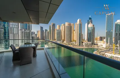 Balcony image for: Apartment - 3 Bedrooms - 4 Bathrooms for sale in Trident Bayside - Dubai Marina - Dubai, Image 1
