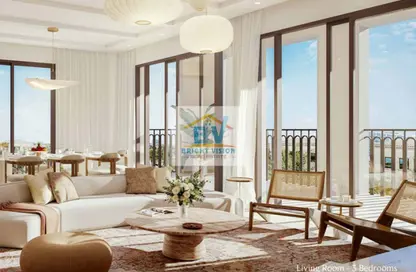 Apartment - 2 Bedrooms - 3 Bathrooms for sale in Bloom Living - Zayed City (Khalifa City C) - Khalifa City - Abu Dhabi