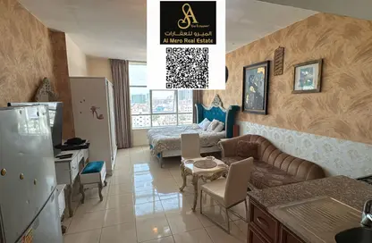 شقة - 1 حمام للايجار في أورينت تاور 1 - أورينت تاور - البستان - عجمان