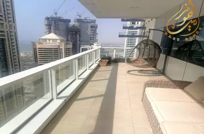 شقة - 2 غرف نوم - 3 حمامات للايجار في برج ماج 218 - دبي مارينا - دبي