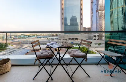Terrace image for: Apartment - 1 Bathroom for rent in Goldcrest Views 2 - Lake Almas West - Jumeirah Lake Towers - Dubai, Image 1