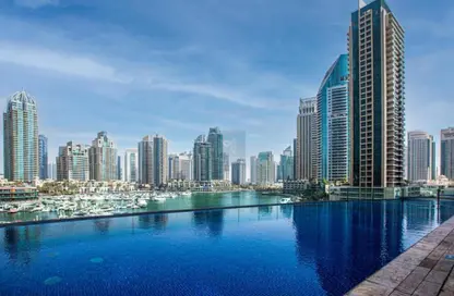 شقة - 2 غرف نوم - 3 حمامات للايجار في (برج كيان (إنفينيتي - دبي مارينا - دبي