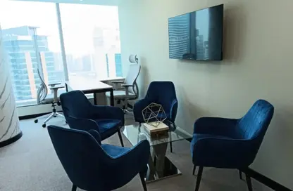 Office Space - Studio - 1 Bathroom for rent in The Prime Tower - Business Bay - Dubai
