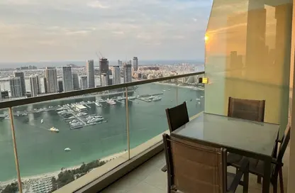 شقة - 2 غرف نوم - 3 حمامات للايجار في أوشن هايتس - دبي مارينا - دبي