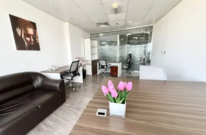 Office Space - Studio - 2 Bathrooms for rent in Crystal Tower - Business Bay - Dubai